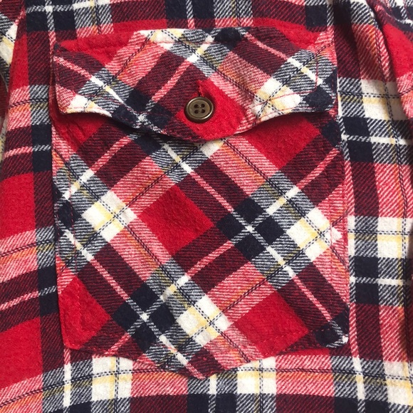 Plaid Flannel Button-Up - Picture 3 of 8